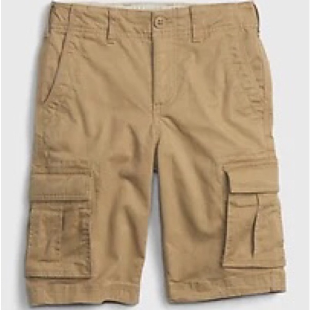 GAP Boys Kaki Cargo Shorts 18 Slim NWT